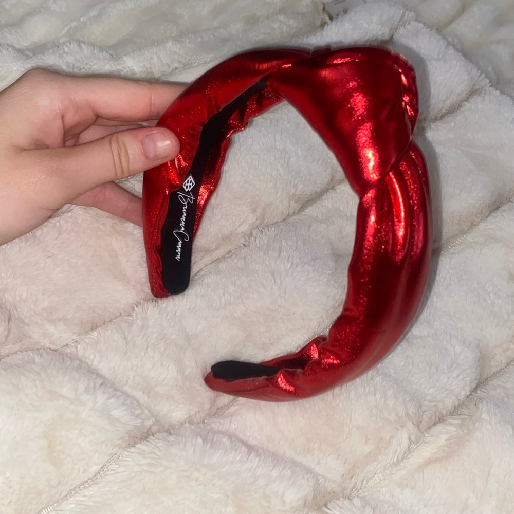 Red Metallic Headband